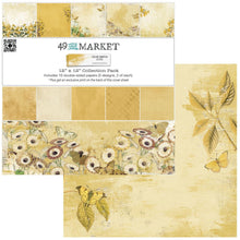 Cargar imagen en el visor de la galería, 49 And Market - Collection Pack 12"X12" - Color Swatch: Ochre. This pack includes 10 sheets of double-sided heavy weight cardstock. Available at Embellish Away located in Bowmanville Ontario Canada.