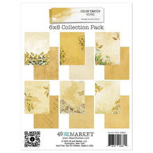 將圖片載入圖庫檢視器 49 And Market - Collection Pack 6"X8" - Color Swatch: Ochre. The 6x8 Ochre Paper Collection Pack has a total of 18 sheets (3 each of 6 double-sided patterned papers) plus 2 extra patterns on the inside of the cover sheets. Available at Embellish Away located in Bowmanville Ontario Canada.