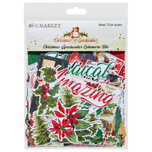 Load image into Gallery viewer, 49 And Market - Ephemera Bits - Christmas Spectacular 2023. 134 mix and match die-cut pieces. Pack is comprised of tags, doilies, sentiments, Christmas motifs and so much more! Pieces are die-cut from heavy weight cardstock. Available at Embellish Away located in Bowmanville Ontario Canada.