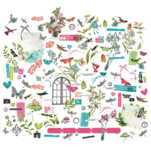 Load image into Gallery viewer, 49 And Market - Mini Laser Cut Outs Elements - Kaleidoscope. The Kaleidoscope Mini Laser Cut set comes with a total of 130 pieces. These laser cut pieces are a culmination of both our Elements and Wildflowers sets but scaled down in size. Available at Embellish Away located in Bowmanville Ontario Canada.