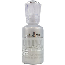 Load image into Gallery viewer, Nuvo - Crystal Drops - 1.1oz - Choose from Variety, each sold separately. Tonic Studios-Nuvo Crystal Drops. Add 3D beads in various sizes to craft projects for that extra sparkle! Available at Embellish Away located in Bowmanville Ontario Canada. Metallic Silver Lining.