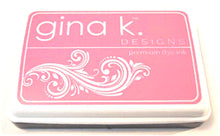 Charger l'image dans la galerie, Gina K. Designs - Ink Pad - Select Drop Down. These Ink Pads are Acid Free and PH-Neutral. Large raised pad for easy inking. Coordinates with other Color Companions products including ribbon, buttons, card stock and re-inkers. Each sold separately. Available at Embellish Away located in Bowmanville Ontario Canada. Bubblegum Pink