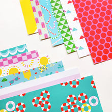 將圖片載入圖庫檢視器 Catherine Pooler - 12x12 Patterned Paper - Summer Splash. Available at Embellish Away located in Bowmanville Ontario Canada.
