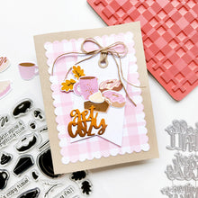 गैलरी व्यूवर में इमेज लोड करें, Catherine Pooler - Background Stamp - Flannel. Available at Embellish Away located in Bowmanville Ontario Canada. Example by Catherine Pooler Brand ambassador.