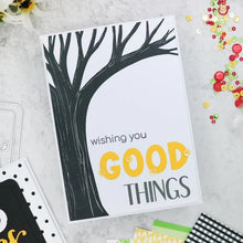 將圖片載入圖庫檢視器 Catherine Pooler - Background Stamp - Old Oak Tree. We all know the classic image of a big old oak tree as a place of refuge, play time, and even love. It's branches gave shade and leaves told the story of the passage of time. Available at Embellish Away located in Bowmanville Ontario Canada. Example by brand ambassador.
