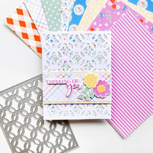 Charger l'image dans la galerie, Catherine Pooler - Cover Plate Die - Lattice Love. Available at Embellish Away located in Bowmanville Ontario Canada. Example by Catherine Pooler Designs.