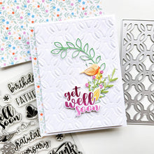 Charger l'image dans la galerie, Catherine Pooler - Cover Plate Die - Lattice Love. Available at Embellish Away located in Bowmanville Ontario Canada. Example by Catherine Pooler Designs.