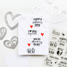 將圖片載入圖庫檢視器 Catherine Pooler - Dies - Stack of Hearts. Available at Embellish Away located in Bowmanville Ontario Canada. Example by brand ambassador.