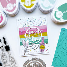 Charger l'image dans la galerie, Catherine Pooler - Hot Foil Plate - Hooray for Confetti. Grab some glimmery foil and create a festive background that will sparkle and shine. Perfect for any festive occasion from New Year to Birthdays & more. Available at Embellish Away located in Bowmanville Ontario Canada. Example by brand ambassador.