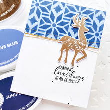 Load image into Gallery viewer, Catherine Pooler - Stamp & Die Set - Peaceful Deer. Create elegant, winter-themed cards. Available at Embellish Away located in Bowmanville Ontario Canada. Example by Catherine Pooler Designs.
