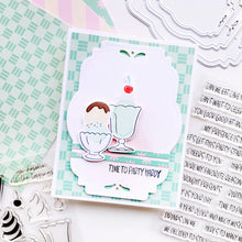 Load image into Gallery viewer, Catherine Pooler - One Liners Sentiments Stamp Set - Birthday. Available at Embellish Away located in Bowmanville Ontario Canada. Example by brand ambassador.