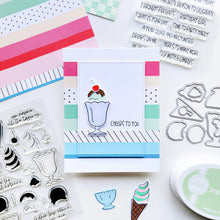 Load image into Gallery viewer, Catherine Pooler - One Liners Sentiments Stamp Set - Birthday. Available at Embellish Away located in Bowmanville Ontario Canada. Example by brand ambassador.