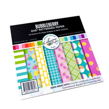 गैलरी व्यूवर में इमेज लोड करें, Catherine Pooler - Patterned Paper - Bubbleberry. Bubbleberry Patterned Paper is a joyous mix featuring a party combo of It's a Girl, Limoncello, Lime Rickey, Cummerbund, Aquatini and Pucker Up. Available at Embellish Away located in Bowmanville Ontario Canada.