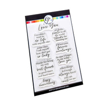Load image into Gallery viewer, Catherine Pooler - Sentiment Stamps - Inside Out Love You. Available at Embellish Away located in Bowmanville Ontario Canada.