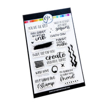Load image into Gallery viewer, Catherine Pooler - Sentiments Stamp - Into Ink. Available at Embellish Away located in Bowmanville Ontario Canada.