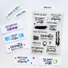 Load image into Gallery viewer, Catherine Pooler - Sentiments Stamp - Into Ink. Available at Embellish Away located in Bowmanville Ontario Canada.