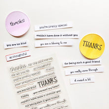 Charger l'image dans la galerie, Catherine Pooler - Sentiments Stamp Set - 3 Times the Thanks. Available at Embellish Away located in Bowmanville Ontario Canada. Example by brand ambassador.