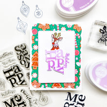 Load image into Gallery viewer, Catherine Pooler - Sentiments Stamp & Die Set - Holiday Stacks. Available at Embellish Away located in Bowmanville Ontario Canada. Example by Erika at Catherine Pooler Designs.