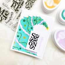 Load image into Gallery viewer, Catherine Pooler - Sentiments Stamp & Die Set - Holiday Stacks. Available at Embellish Away located in Bowmanville Ontario Canada. Example by Kristie at Catherine Pooler Designs.