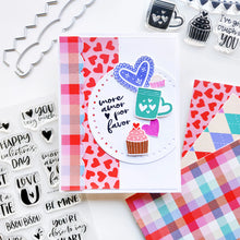 Load image into Gallery viewer, Catherine Pooler - Sentiments Stamp & Die Set - More Amor. Available at Embellish Away located in Bowmanville Ontario Canada. Example by brand ambassador.