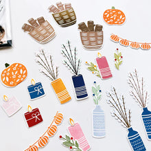 Load image into Gallery viewer, Catherine Pooler - Stamp & Die Set - Bless This House. Create a card inspired by the latest fall themed home decor trends with this Set. This set features warm and cozy fireside decor images like candles, a vase and basket of wood. Available at Embellish Away located in Bowmanville Ontario Canada. Example by brand ambassador.