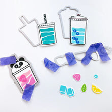 Cargar imagen en el visor de la galería, Catherine Pooler - Stamp & Die Set - Boba with My Best-tea. Sharing a drink with a friend is a favorite past time. Create your own boba, smoothie, or special iced drink with the fun Boba with My Best-tea Stamp Set and coordinating dies. Available at Embellish Away located in Bowmanville Ontario Canada Example by brand ambassador.