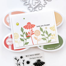 Charger l'image dans la galerie, Catherine Pooler - Stamp & Die Set - Flower Forest. The oversized blooms and stems from the Flower Forest Stamp Set are perfect alone or together to create cards for all occasions. Available at Embellish Away located in Bowmanville Ontario Canada. Card example by Catherine Pooler Designs.