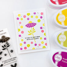 Charger l'image dans la galerie, Catherine Pooler - Stamp & Die Set - Flower Forest. The oversized blooms and stems from the Flower Forest Stamp Set are perfect alone or together to create cards for all occasions. Available at Embellish Away located in Bowmanville Ontario Canada. Card example by Catherine Pooler Designs.