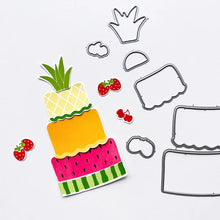 गैलरी व्यूवर में इमेज लोड करें, Catherine Pooler - Stamp & Die Set - Fruitfully Frosted. Celebration cakes never looked so sweet as they will with the Fruitfully Frosted Set. This summery fruit-themed layer cake stamp set is so fun to piece together in a variety of ways. Available at Embellish Away located in Bowmanville Ontario Canada Example by brand ambassador.