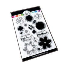 Load image into Gallery viewer, Catherine Pooler - Stamp & Die Set - My Favorite Floral. A favorite mix of spirograph inspired doodles and floral blooms come together to make My Favorite Floral Stamp Set and Dies. Available at Embellish Away located in Bowmanville Ontario Canada