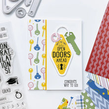 Charger l'image dans la galerie, Catherine Pooler - Patterned Paper - You Hold the Key. Whether someone is moving in to their dorm, first home or a new job; the You Hold the Key Patterned Paper is a great pack! Available at Embellish Away located in Bowmanville Ontario Canada. Example by brand ambassador.