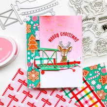 Load image into Gallery viewer, Catherine Pooler - Sentiments Stamp & Die Set - Santa's Crew. Available at Embellish Away located in Bowmanville Ontario Canada. Example by Kimberly at Catherine Pooler Designs.