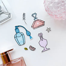 Load image into Gallery viewer, Catherine Pooler - Stamp & Die Set - Scentsational. Tell her she is "one classy lady" with the Scentsational Set! This perfume bottle themed set features two-step stamps with a elegant style. Available at Embellish Away located in Bowmanville Ontario Canada.