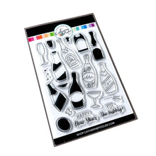 Load image into Gallery viewer, Catherine Pooler - Stamp & Die Set - This Calls for Champagne. Time to celebrate and pop the bubbly! The This Calls for Champagne Stamp Set and Coordinating Dies are ready for a party any time of year. Available at Embellish Away located in Bowmanville Ontario Canada