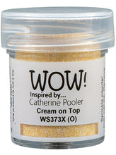 Charger l'image dans la galerie, Catherine Pooler - WOW - Special Color Embossing Powder - X - Cream on Top. Available at Embellish Away located in Bowmanville Ontario Canada.