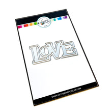 Charger l'image dans la galerie, Catherine Pooler - Word Dies - Retro Love. You can always find a reason to send a little love someone's way... The Retro Love Word Die is a layered word die that was created to coordinate with the Music to My Ears Stamp Set and Dies. Available at Embellish Away located in Bowmanville Ontario Canada.