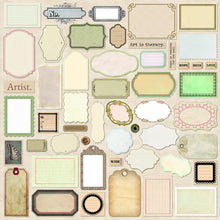 Load image into Gallery viewer, Ciao Bella - 12X12 Paper Pad - 12Pk - Typographic. Includes 12 Sheets. Available at Embellish Away located in Bowmanville Ontario Canada.