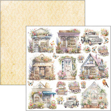 Load image into Gallery viewer, Ciao Bella - 12X12 Paper Pad - Flower Shop. Includes 12 sheets. Available at Embellish Away located in Bowmanville Ontario Canada.