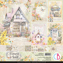 Load image into Gallery viewer, Ciao Bella - 12X12 Paper Pad - Flower Shop. Includes 12 sheets. Available at Embellish Away located in Bowmanville Ontario Canada.