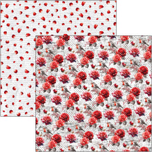 Load image into Gallery viewer, Ciao Bella - 12x12 Patterns Pad - 8/Pkg - Paris Je t’aime. “Paris Je t’aime” is an elegant and modern collection that celebrates Paris with a refined combination of white, black, and red details. Available at Embellish Away located in Bowmanville Ontario Canada.