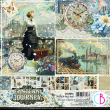Load image into Gallery viewer, Ciao Bella - 8X8 Paper Pad - Eastern Journey. Includes 12 Sheets. Available at Embellish Away located in Bowmanville Ontario Canada.
