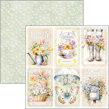 Cargar imagen en el visor de la galería, Ciao Bella - 8X8 Paper Pad - Flower Shop. Includes 12 sheets. Available at Embellish Away located in Bowmanville Ontario Canada.