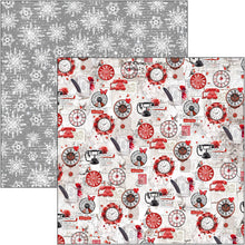 Load image into Gallery viewer, Ciao Bella - 8x8 Paper Pad - 12/Pkg - Paris Je t’aime. “Paris Je t’aime” is an elegant and modern collection that celebrates Paris with a refined combination of white, black, and red details. Available at Embellish Away located in Bowmanville Ontario Canada