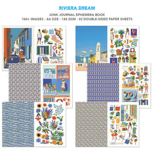 將圖片載入圖庫檢視器 Ciao Bella - A4 Junk Journal & Ephemera Book - Riviera Dream. Includes 32 Pages. Available at Embellish Away located in Bowmanville Ontario Canada.
