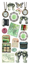 Load image into Gallery viewer, Ciao Bella - Art Stickers Uncut Transparent Adhesive Sheets - Eastern Journey. 5 sheets. Available at Embellish Away located in Bowmanville Ontario Canada.