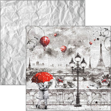 Load image into Gallery viewer, Ciao Bella - Pad 12x12 - 12/Pkg - Paris Je t’aime. “Paris Je t’aime” is an elegant and modern collection that celebrates Paris with a refined combination of white, black, and red details. Available at Embellish Away located in Bowmanville Ontario Canada.