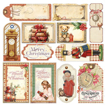 Load image into Gallery viewer, Ciao Bella - Vellum Fussy Cut 6"x6" - 6/Pkg - The Nutcracker. The warm and inviting tones of lights and lanterns create a magical atmosphere, perfect for embracing the spirit of Christmas. Available at Embellish Away located in Bowmanville Ontario Canada.
