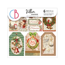 Load image into Gallery viewer, Ciao Bella - Vellum Fussy Cut 6"x6" - 6/Pkg - The Nutcracker. The warm and inviting tones of lights and lanterns create a magical atmosphere, perfect for embracing the spirit of Christmas. Available at Embellish Away located in Bowmanville Ontario Canada.