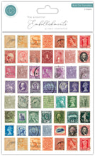 गैलरी व्यूवर में इमेज लोड करें, Craft Consortium Rub-on Transfers - Used Stamps. A set of 2 sheets, both sheets with the same design. Available at Embellish Away in Bowmanville Ontario Canada.