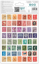 गैलरी व्यूवर में इमेज लोड करें, Craft Consortium Rub-on Transfers - Used Stamps. A set of 2 sheets, both sheets with the same design. Available at Embellish Away in Bowmanville Ontario Canada.